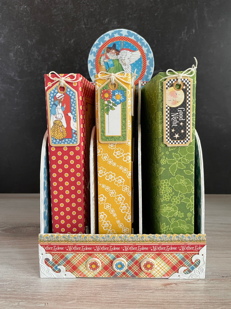 Graphic 45 Mother Goose Bookcase & Brag Book Set 2021 Monthly Project Volume 7